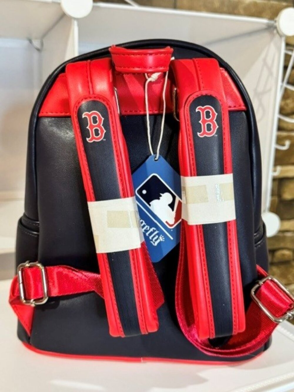 Loungefly MLB Boston Red Sox Mini Backpack - Picture 2 of 5
